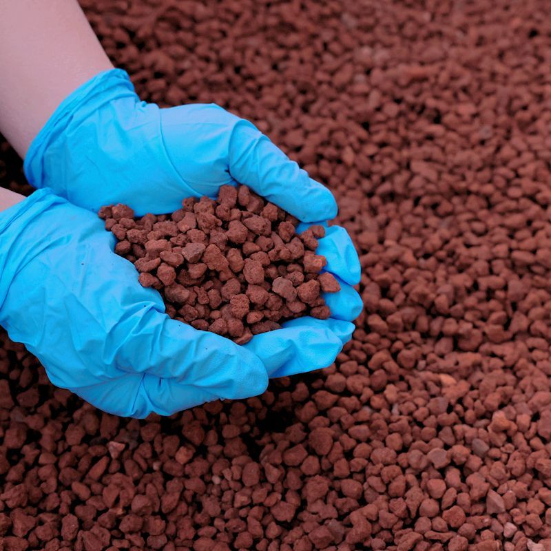 Fish Tank Gravel - 1 kg vulkanisches Gestein, Aquarium-Substrat, nährstoffreiche