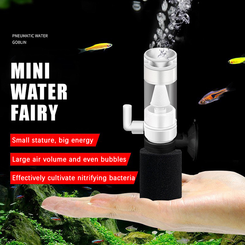 Betta Fish Tank - Luftbetriebener Aquarium-Schwammfilter mit extrem leisem Betrieb