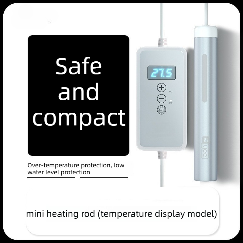 Fish Tank Heater - Digitalanzeige Mini-Schildkrötenbecken-Heizung mit automatischer Konstanttemperaturregelung bei