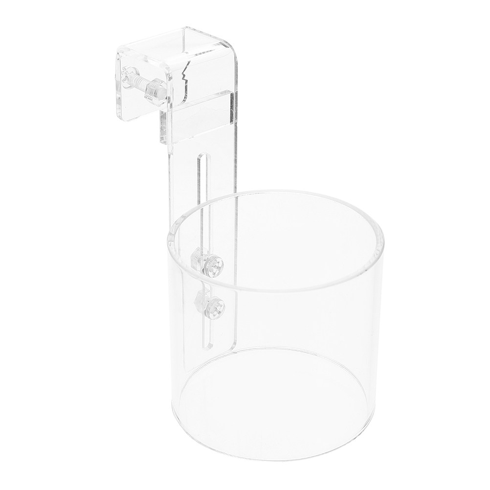 Aquarium Fish Keeping - Verstellbarer Schwimmender Acryl-Fischfütterungsring für Betta-, Garnelen-