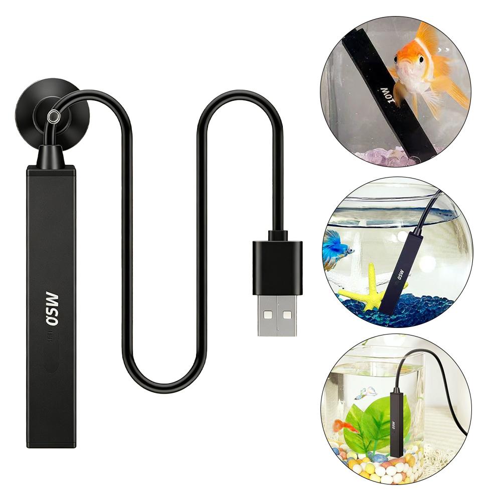Betta Fish Tank - Mini-USB-Aquariumheizer 5V, automatischer Heizstab mit konstanter